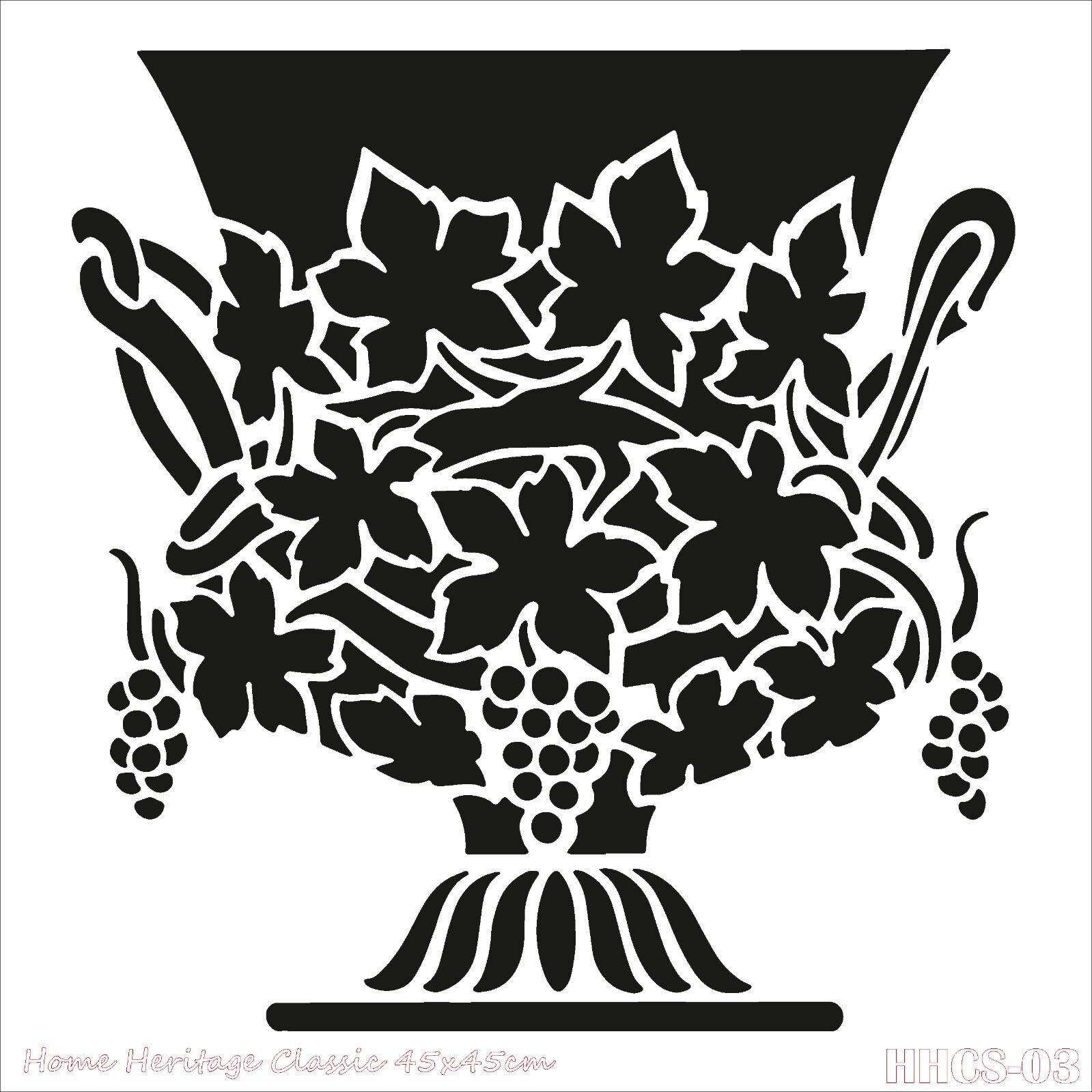 HOME HERITAGE CLASSIC 45X45CM HHCS-03 STENCİL