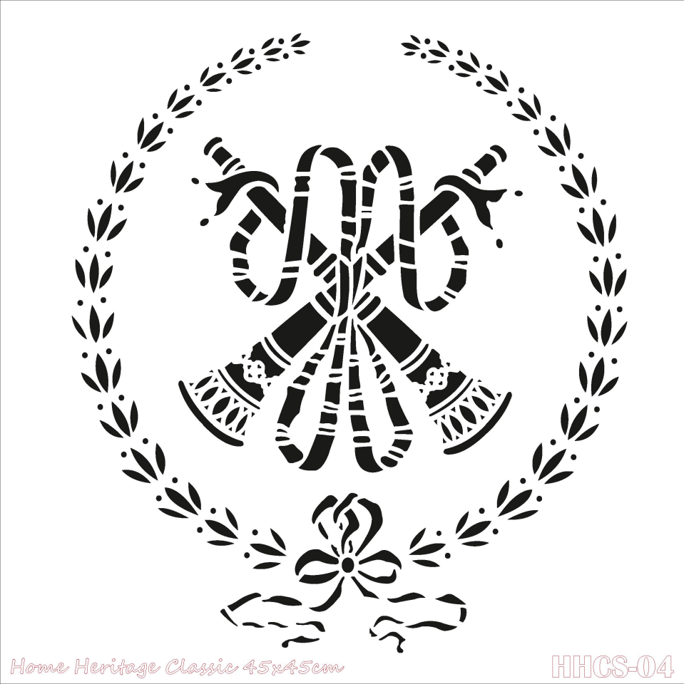 HOME HERITAGE CLASSIC 45X45CM HHCS-04 STENCİL