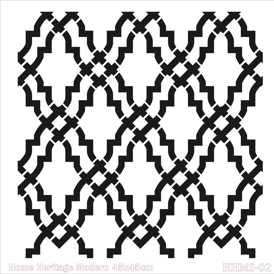 HOME HERITAGE MODERN 45X45CM HHMS-02 STENCİL