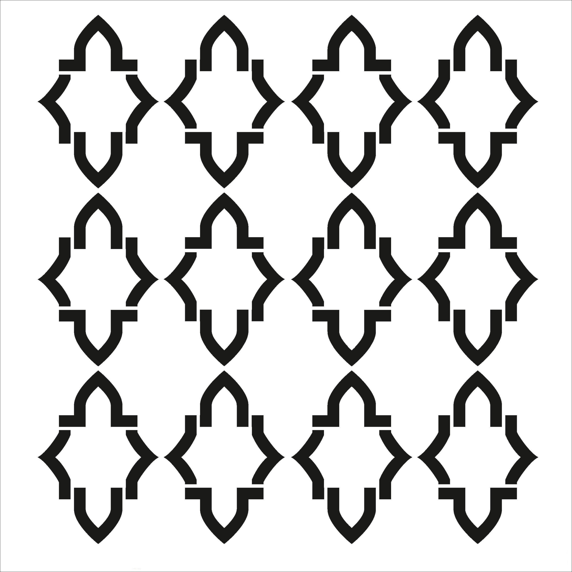 HOME HERITAGE MODERN 45X45CM HHMS-03 STENCİL