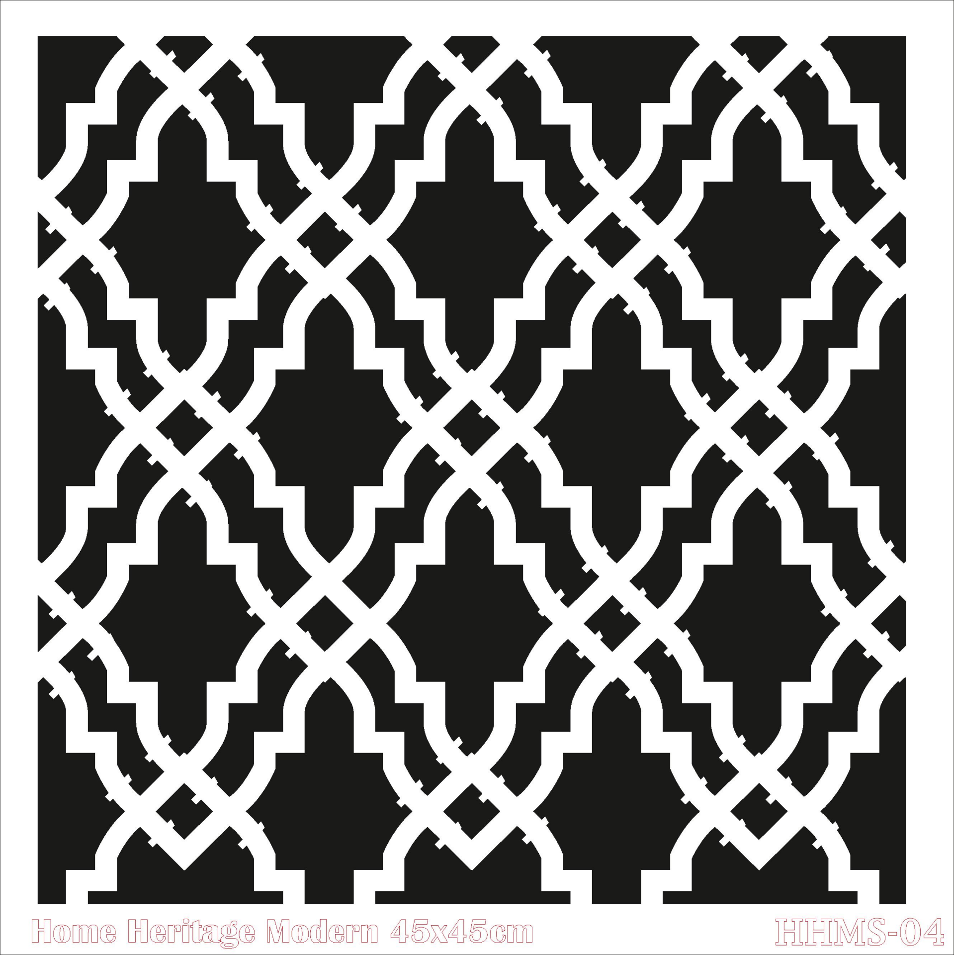 HOME HERITAGE MODERN 45X45CM HHMS-04 STENCİL