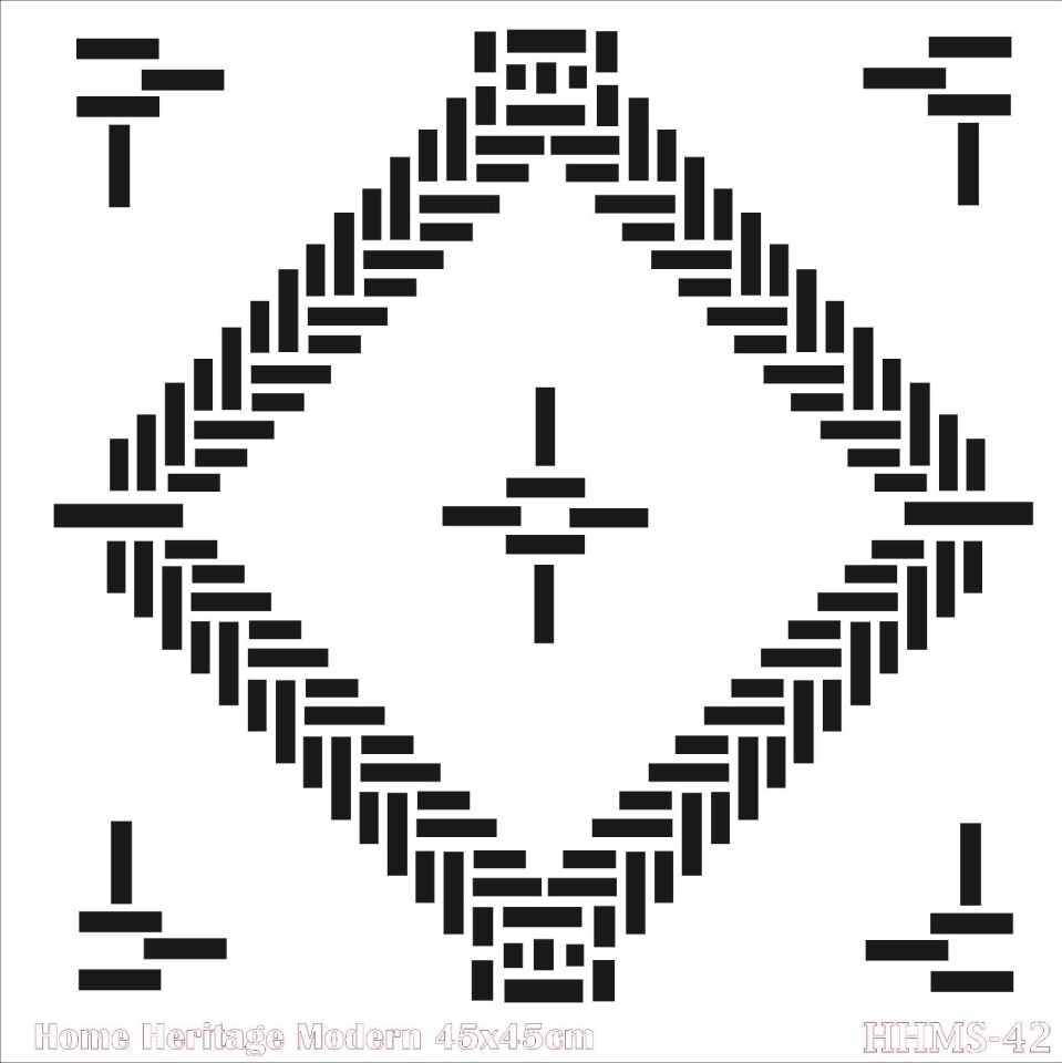 HOME HERITAGE MODERN 45X45CM HHMS-42 STENCİL