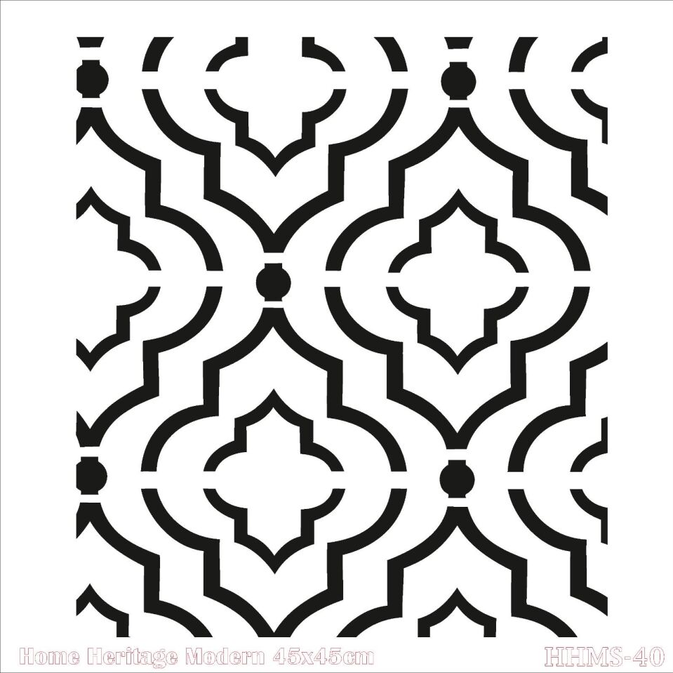 HOME HERITAGE MODERN 45X45CM HHMS-40 STENCİL