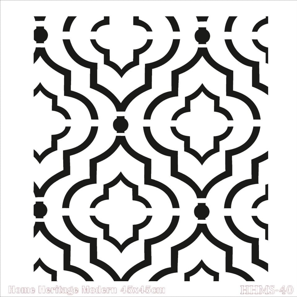 HOME HERITAGE MODERN 45X45CM HHMS-40 STENCİL