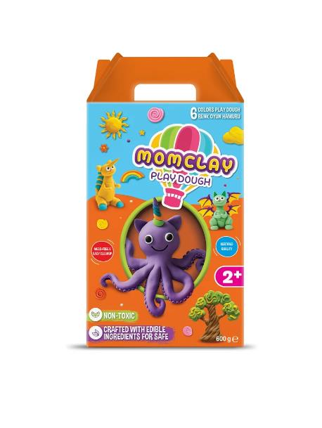 SMARTA MOMCLAY OYUN HAMURU 6 RENK (100 GR *6*1)