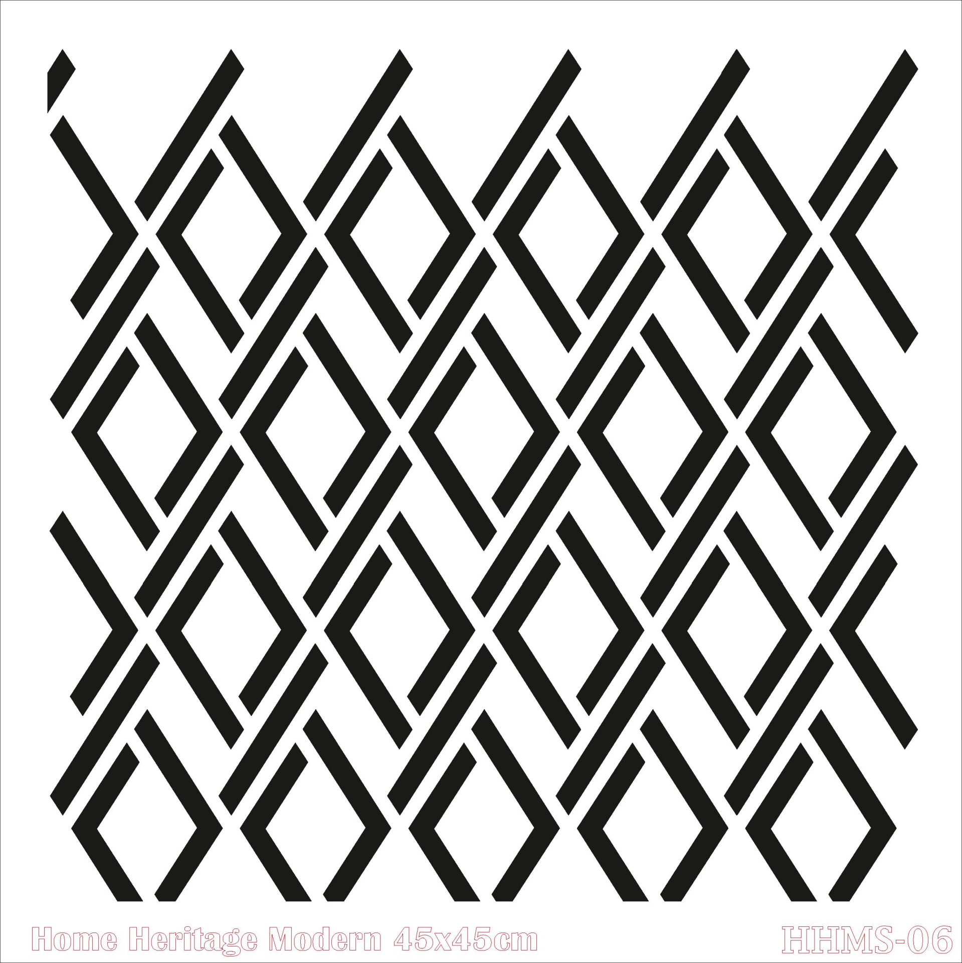 HOME HERITAGE MODERN 45X45CM HHMS-06 STENCİL