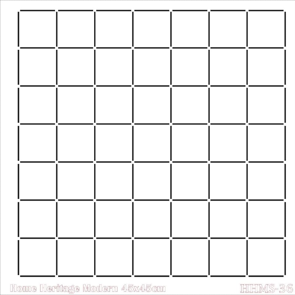 HOME HERITAGE MODERN 45X45CM HHMS-36 STENCİL