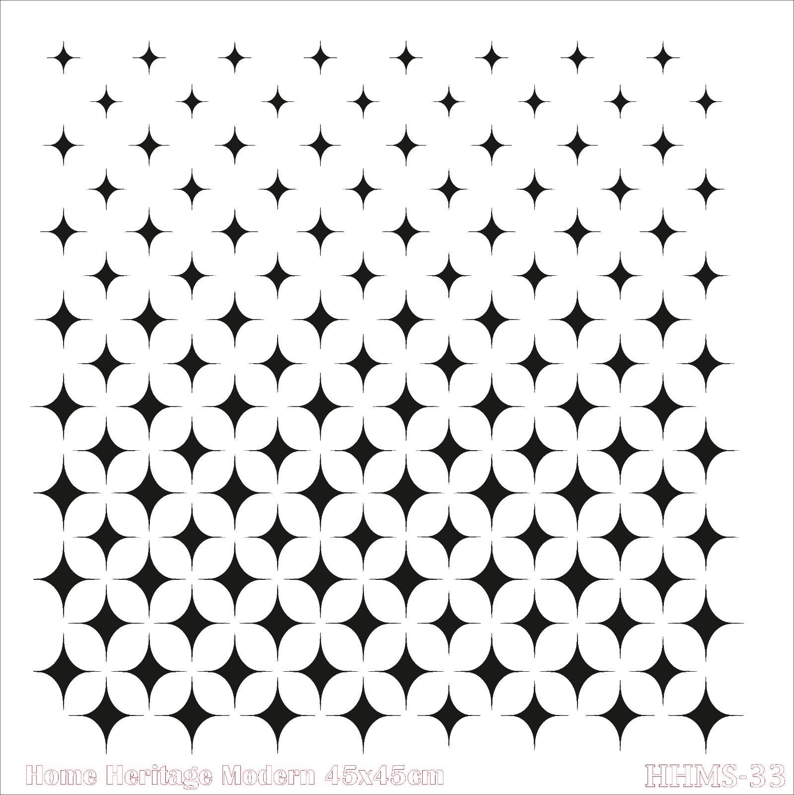 HOME HERITAGE MODERN 45X45CM HHMS-33 STENCİL