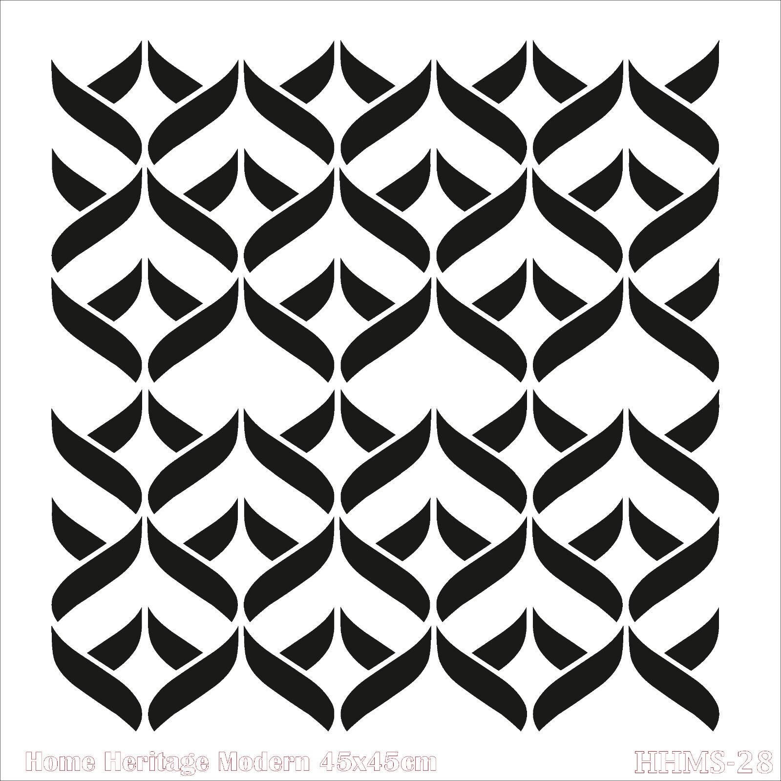 HOME HERITAGE MODERN 45X45CM HHMS-28 STENCİL