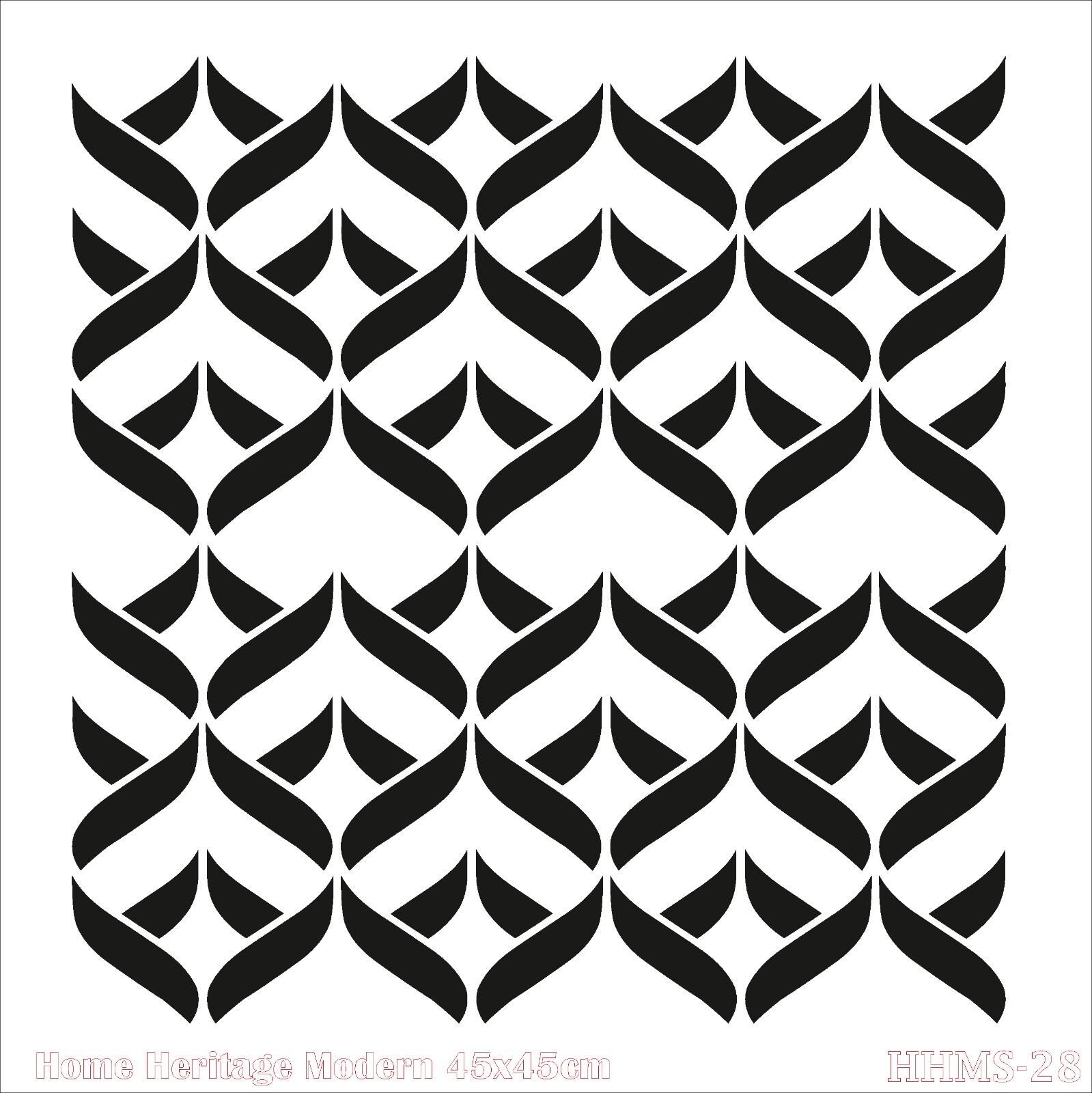 HOME HERITAGE MODERN 45X45CM HHMS-28 STENCİL