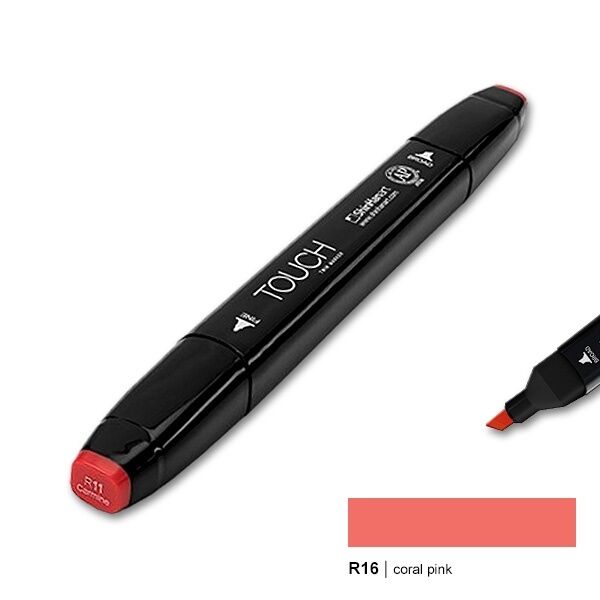 TOUCH TWIN MARKER R16 CORAL PINK
