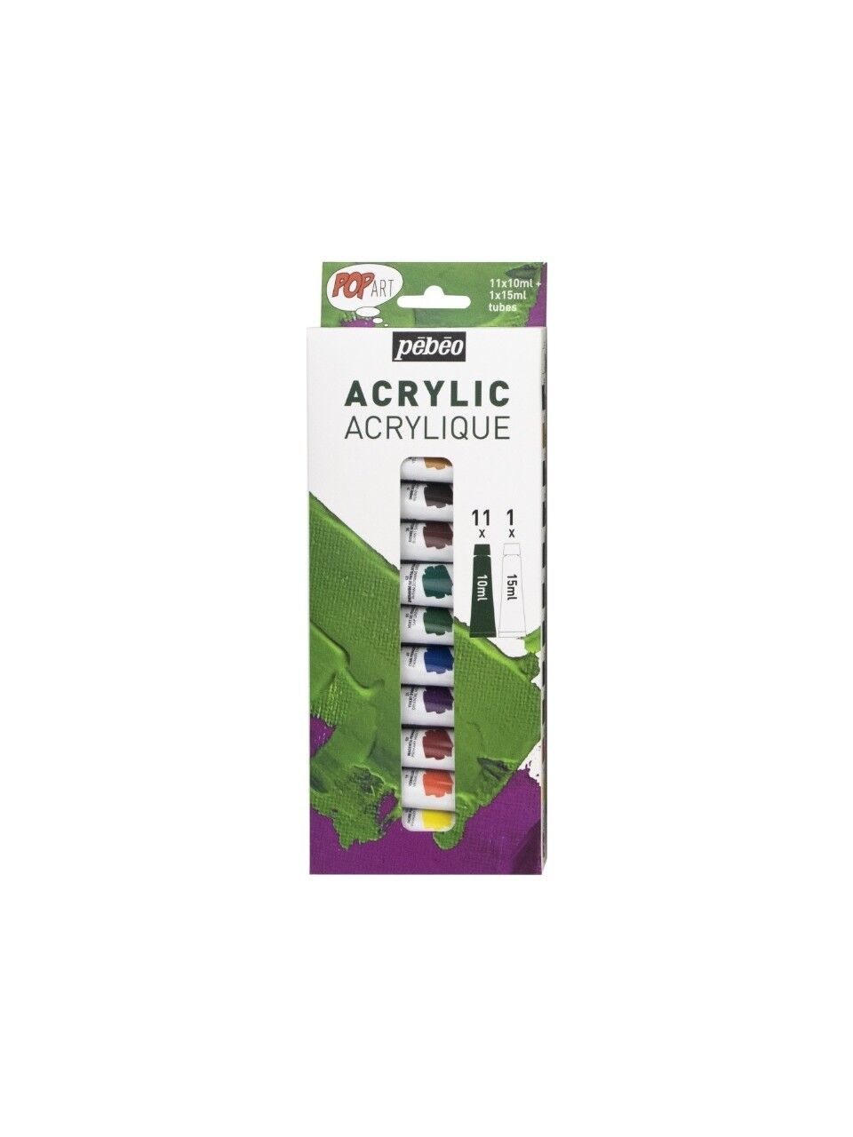 PEBEO POP ART AKRİLİK SET 11 TÜP 10ml+1 TÜP 15ml