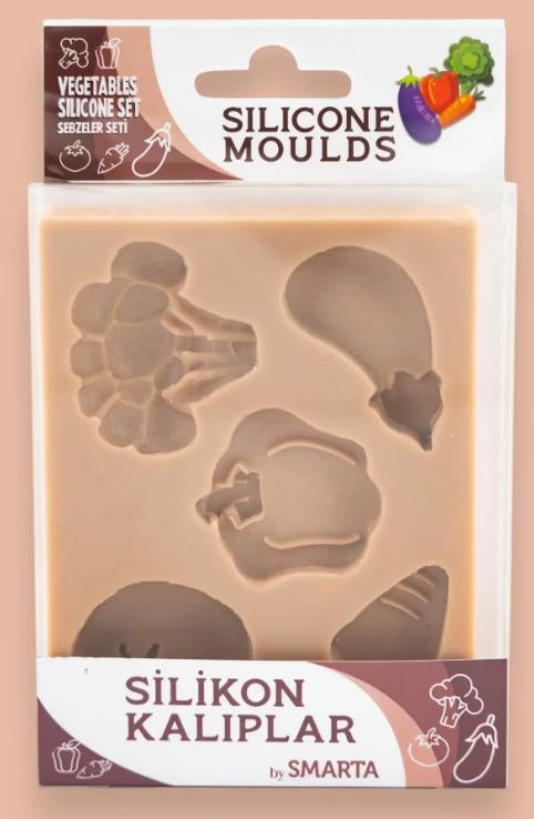 Smarta Silikon Kalıp - Sebzeler Seti