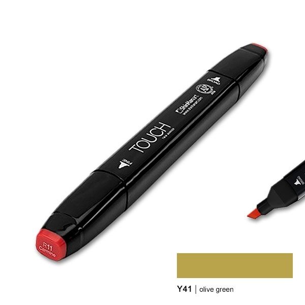 TOUCH TWIN MARKER Y41 OLIVE GREEN