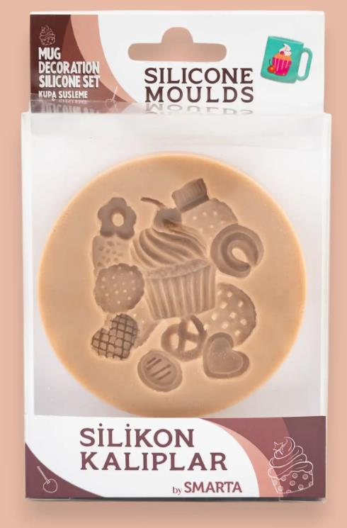 Smarta Silikon Kalıp - Kupa Süsleme