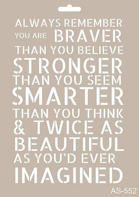 A4 SERİSİ STENCIL AS552 21X29