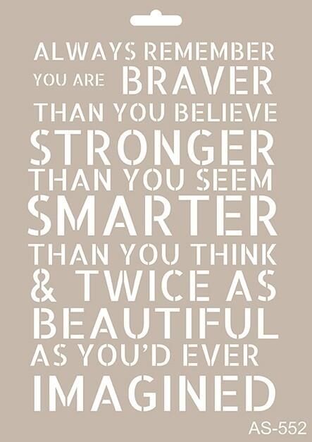 A4 SERİSİ STENCIL AS552 21X29