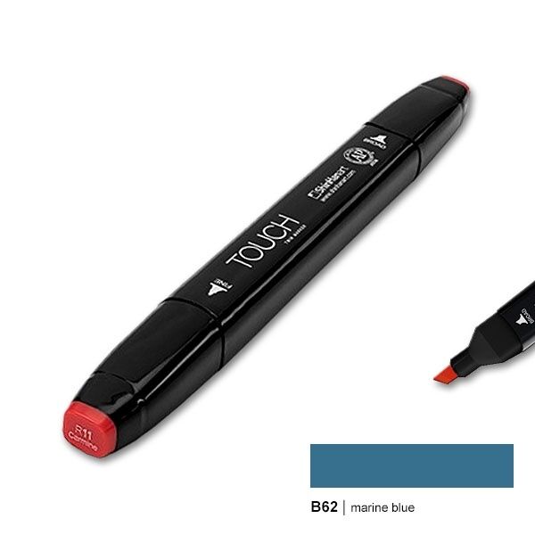 TOUCH TWIN MARKER B62 MARINE BLUE