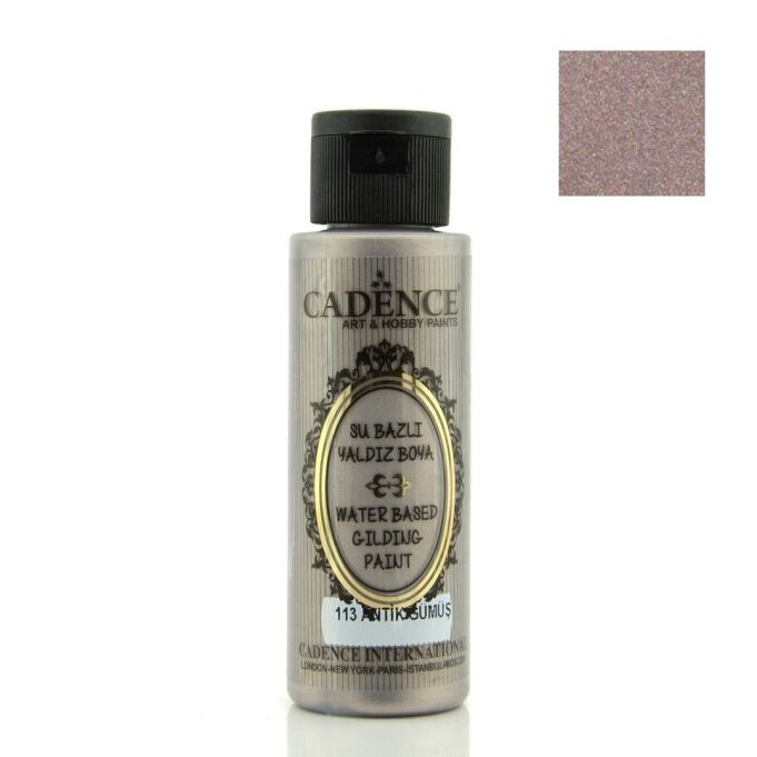 113 Antik Gümüş-Yaldız Boya 70ML(cc)