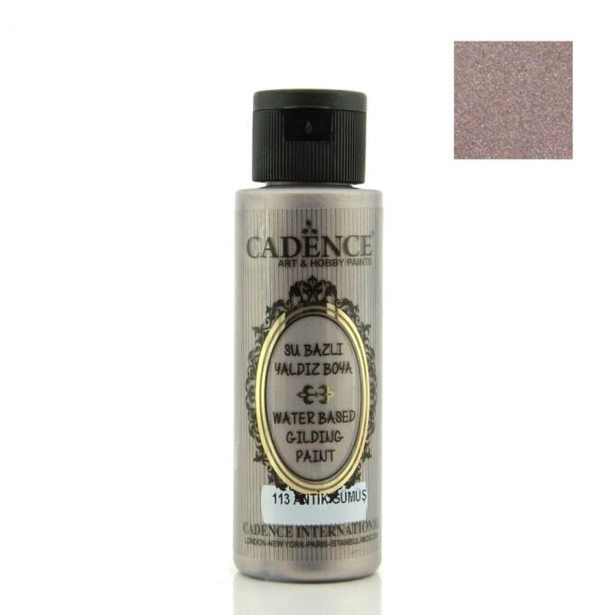 113 Antik Gümüş-Yaldız Boya 70ML(cc)