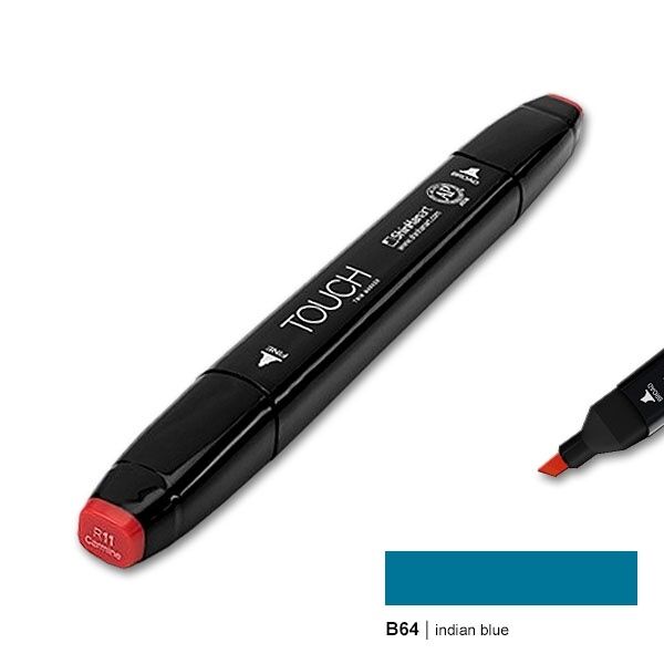 TOUCH TWIN MARKER B64 INDIAN BLUE