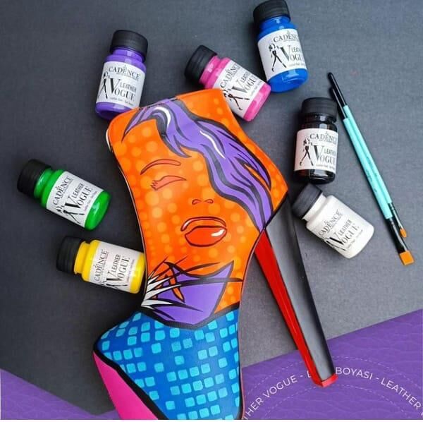 LEATHER VOGUE DERİ BOYASI LVU-01 ULTRAVİOLE MAVİ 50ML