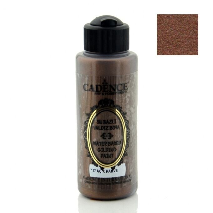 117 Açık Kahve-Yaldız Boya 120ML(cc)