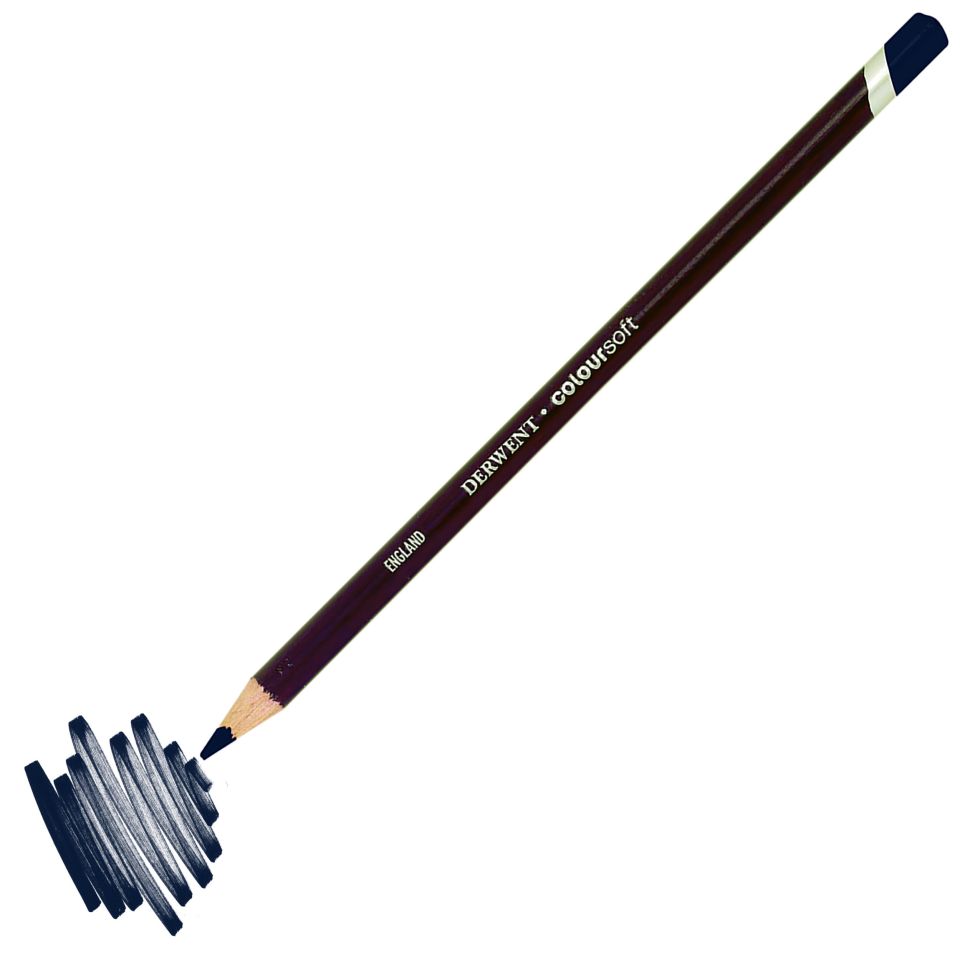 C310 PRUSSİAN BLUE DERWENT COLOURSOFT KURU BOYA KALEMİ