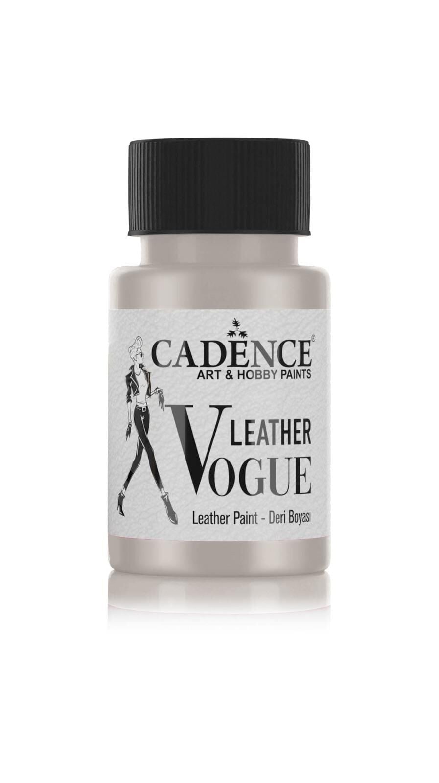 LEATHER VOGUE DERİ BOYASI METALİK LVM-07 GÜMÜŞ 50 ML