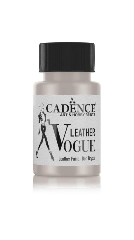 LEATHER VOGUE DERİ BOYASI METALİK LVM-07 GÜMÜŞ 50 ML