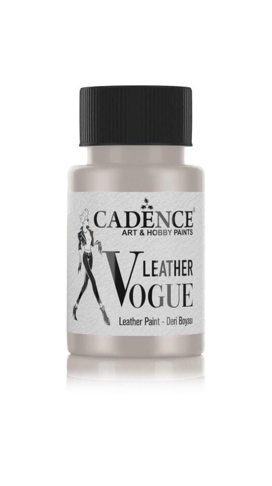 LEATHER VOGUE DERİ BOYASI METALİK LVM-07 GÜMÜŞ 50 ML