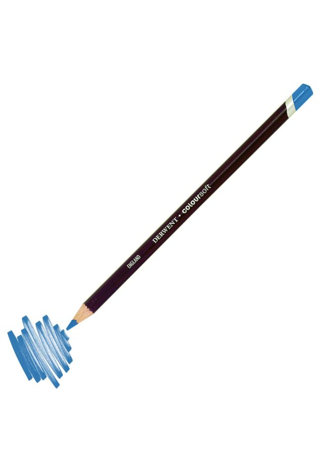 C350 Iced Blue Derwent Coloursoft Kuru Boya Kalemi