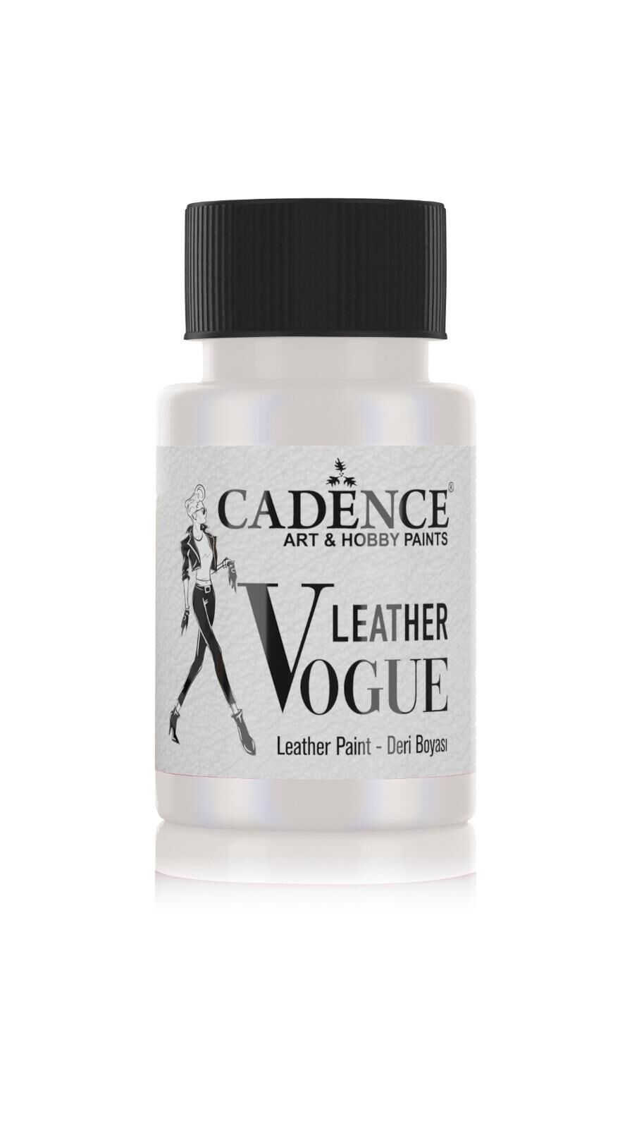 LEATHER VOGUE DERİ BOYASI METALİK LVM-01 İNCİ 50 ML