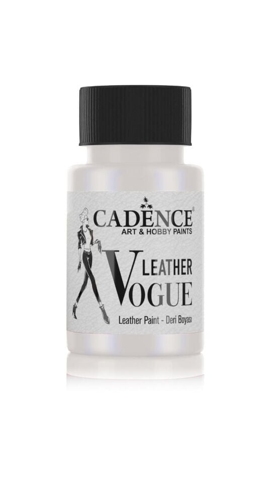 LEATHER VOGUE DERİ BOYASI METALİK LVM-01 İNCİ 50 ML