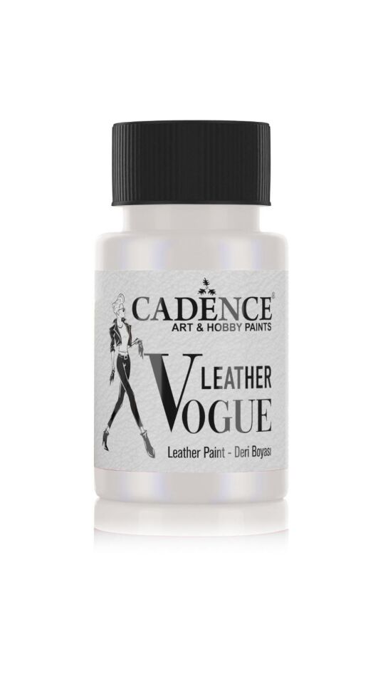 LEATHER VOGUE DERİ BOYASI METALİK LVM-01 İNCİ 50 ML