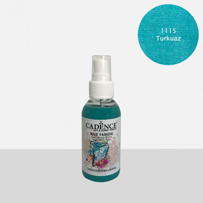 KUMAŞ SPREY BOYA 1115 TURKUAZ 100ML