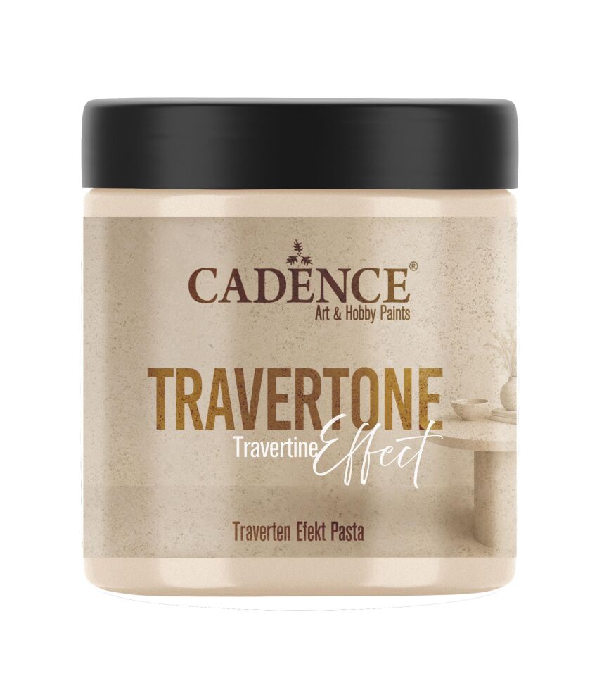 TRAVERTEN EFEKT PASTA TRV-07 TAŞ BEJİ 250ML