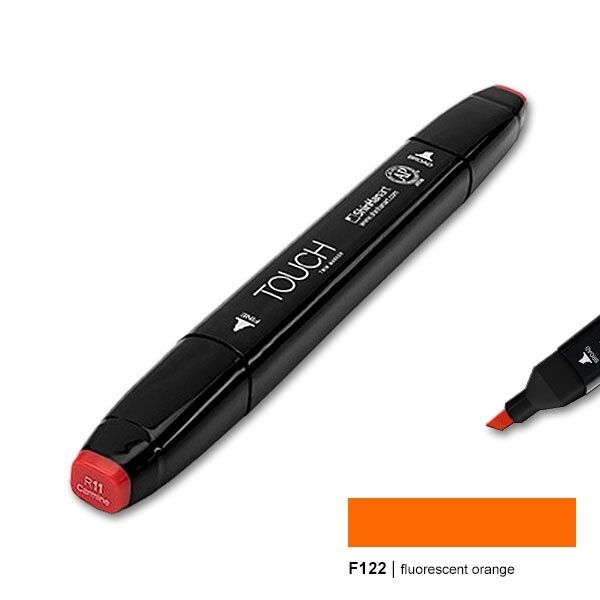 TOUCH TWIN MARKER F122 FLUORESCENT ORANGE