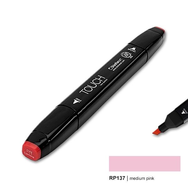 TOUCH TWIN MARKER RP137 MEDIUM PINK