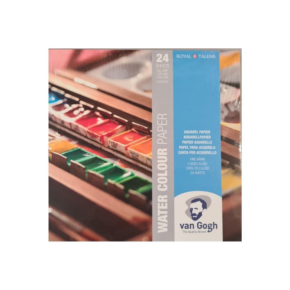 VAN GOGH SULUBOYA BLOĞU 300 GR 15 X 15 CM. 24 YPR.