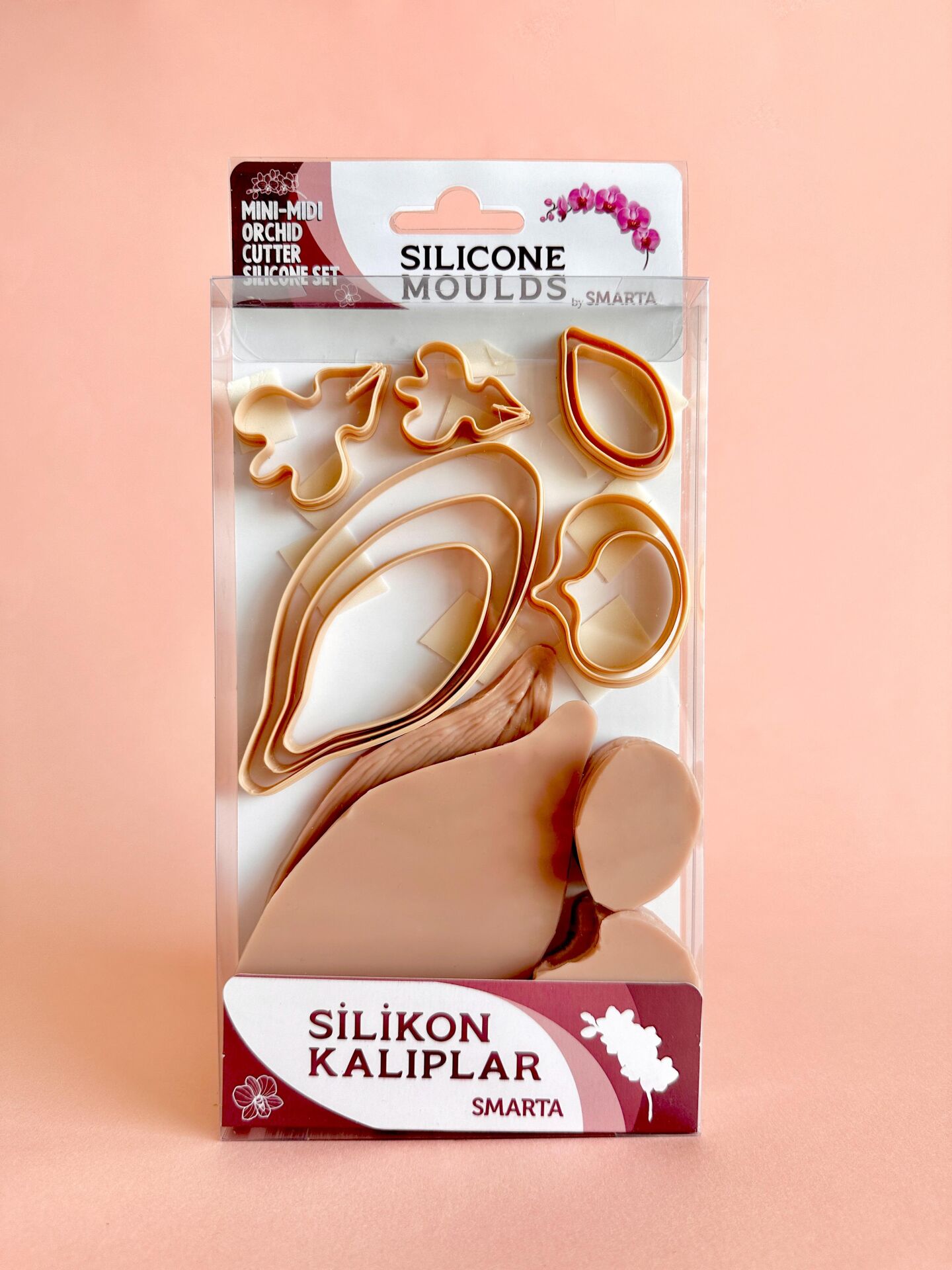 Smarta Silikon Kalıp - Orkide Kesim Seti