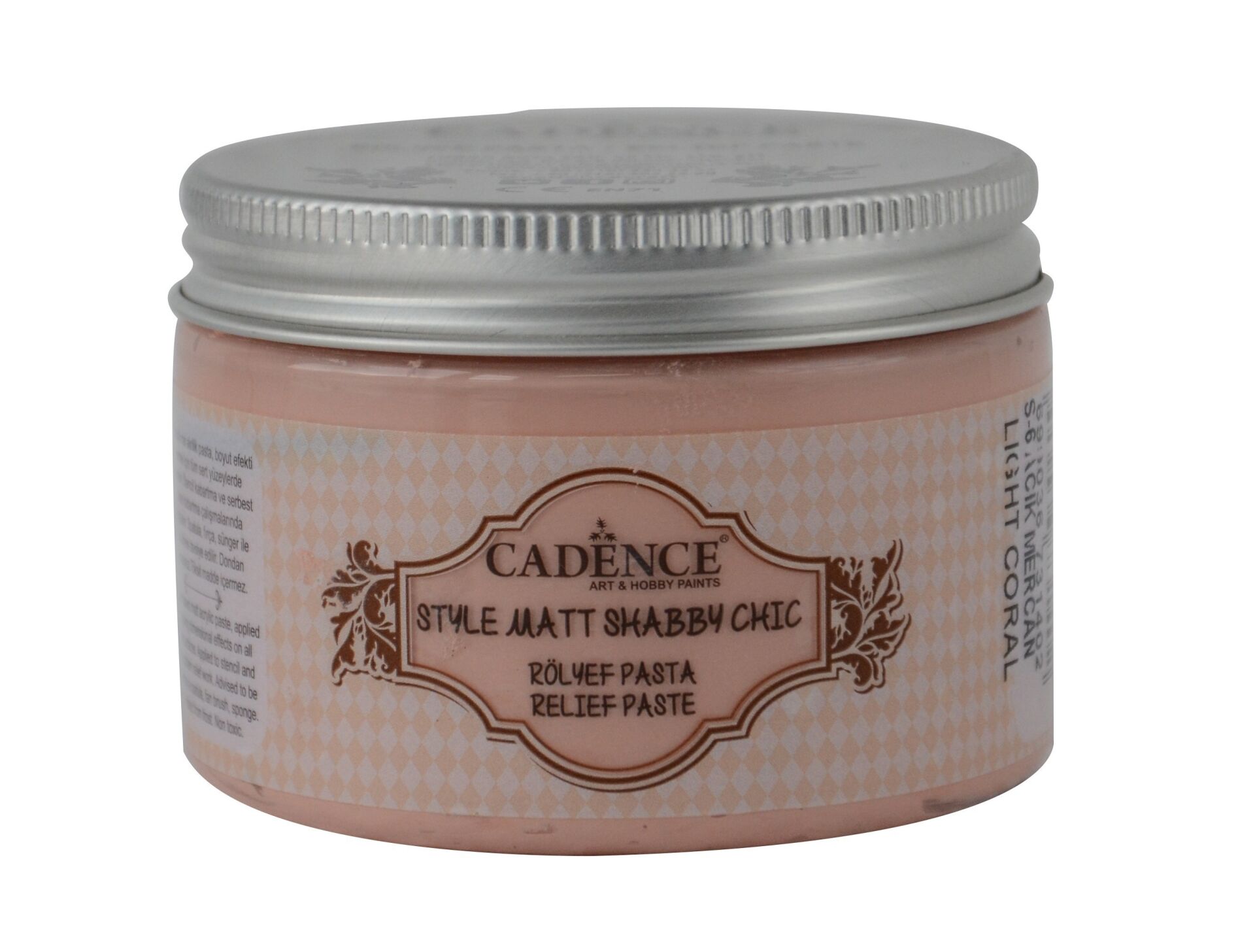 SHABBY CHIC RÖLYEF PASTA SR-06 AÇIK MERCAN 150ML