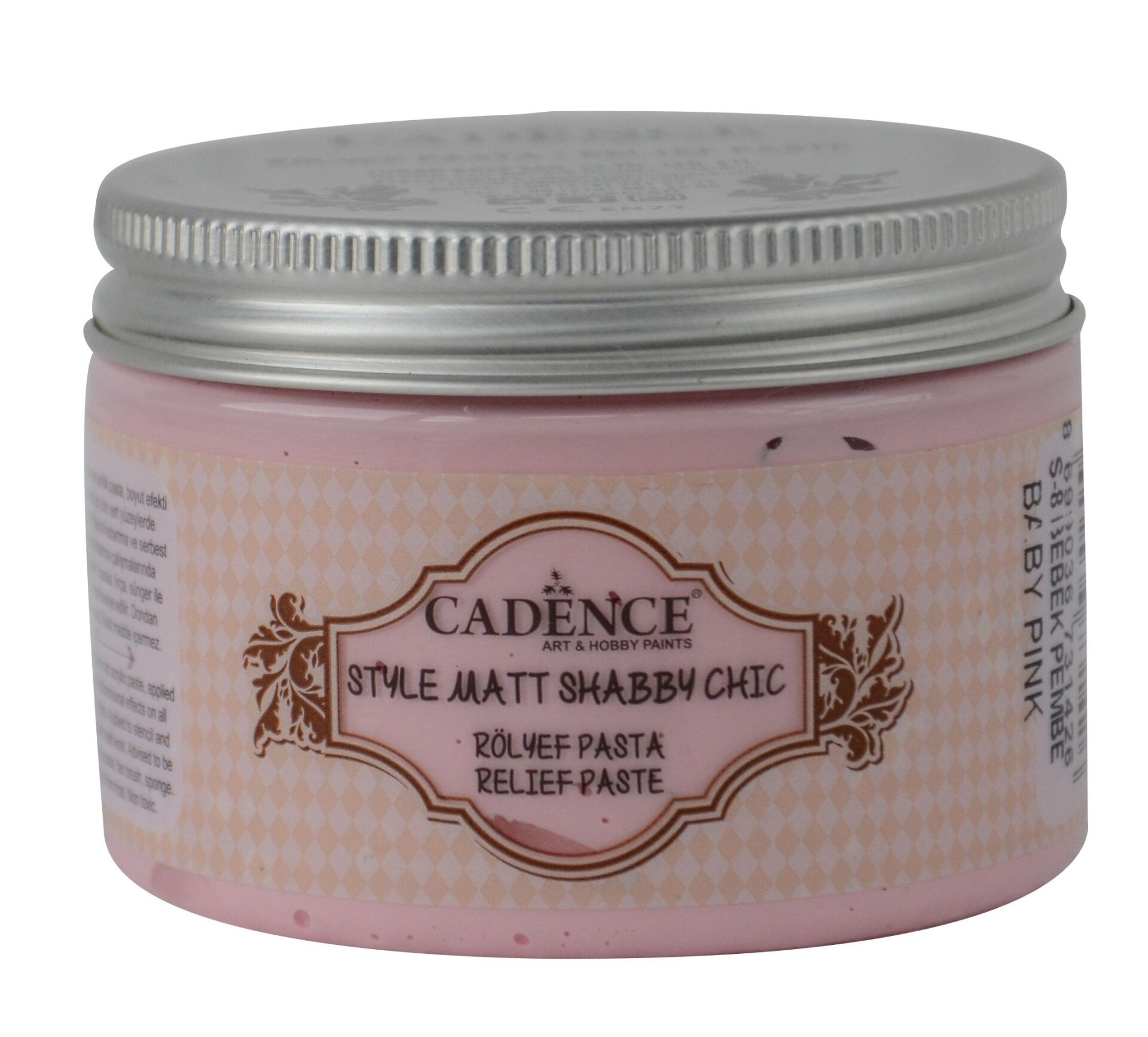 SHABBY CHIC RÖLYEF PASTA SR-08 BEBEK PEMBE 150ML