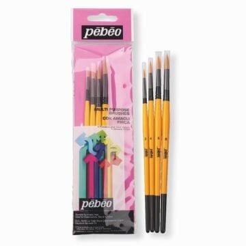 PEBEO 4'LÜ SULUBOYA FIRÇA SETİ - NO:2,4,6,8