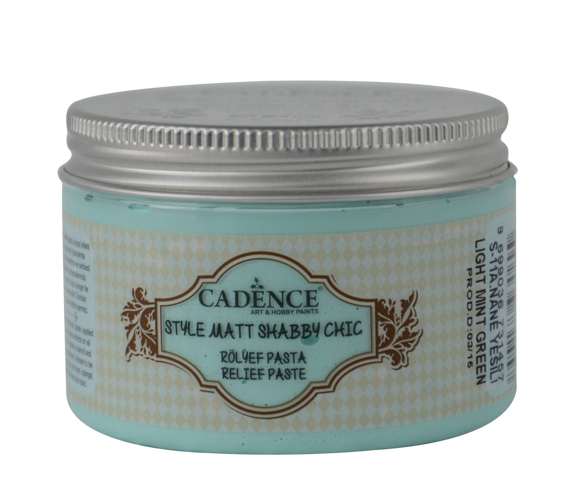 SHABBY CHIC RÖLYEF PASTA SR-11 AÇIK NANE YEŞİL 150ML