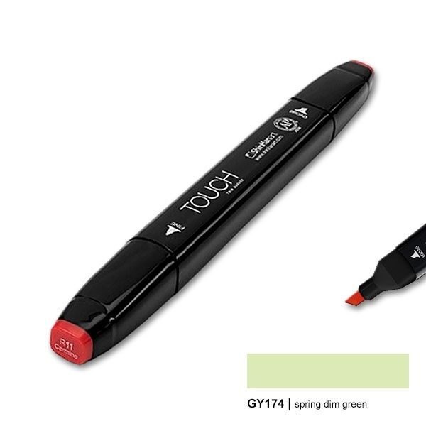 TOUCH TWIN MARKER GY174 SPRING DIM GREEN