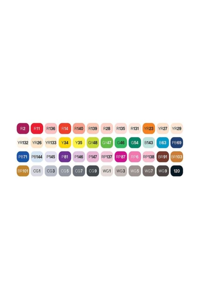 TOUCH TWIN BRUSH MARKER SET 48'LI