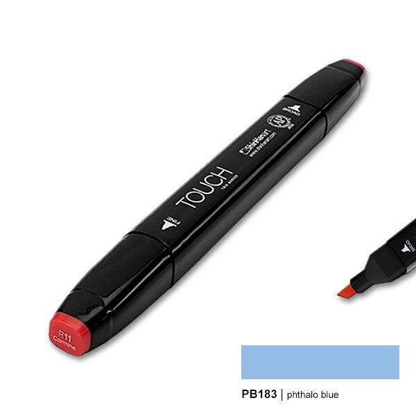 TOUCH TWIN MARKER PB183 PHTHALO BLUE