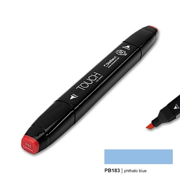 TOUCH TWIN MARKER PB183 PHTHALO BLUE