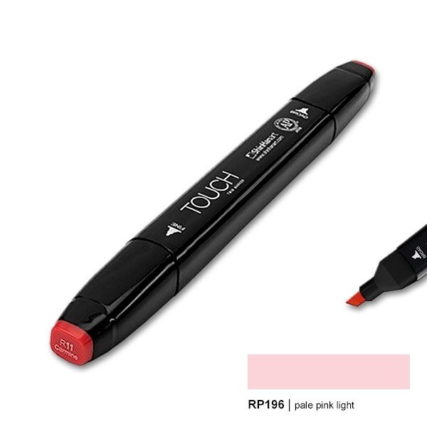 TOUCH TWIN MARKER RP196 PALE PINK LIGHT